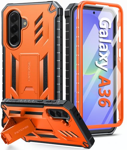 Coque Samsung Galaxy A36-5G intégrale antichoc béquille et protecteur