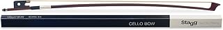 Stagg Cello Bow with Horsehair-3/4 Size (BOVNC 3/4)