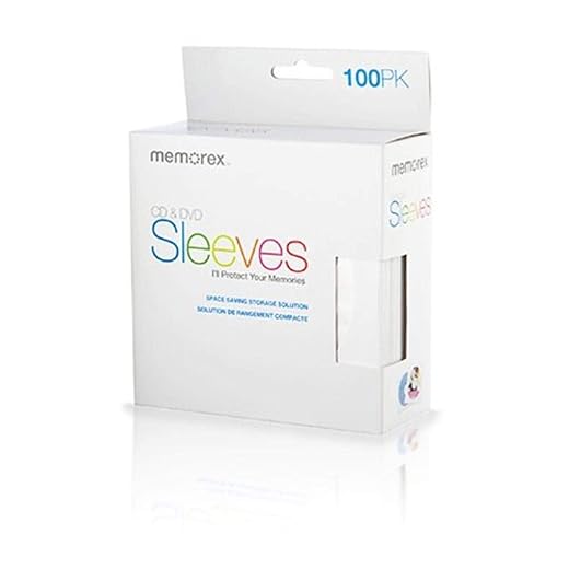Memorex 3202-1961 CD and DVD Sleeves
