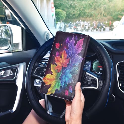 Organizador de documentos para carro cuero miniatura 7