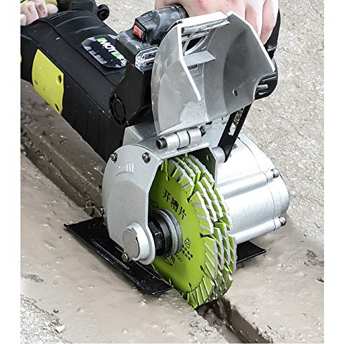 Professionelle elektrische Wandfräsmaschine, 4800 W Wandnutschneidemaschine, 0-5000 U/min Stoßmaschine, für Ziegelstein-Granit-Marmor-Beton