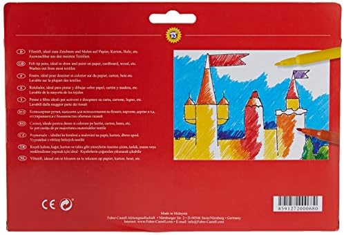Faber-Castell 554250-50 Felt-Tip Pens - Multicoloured