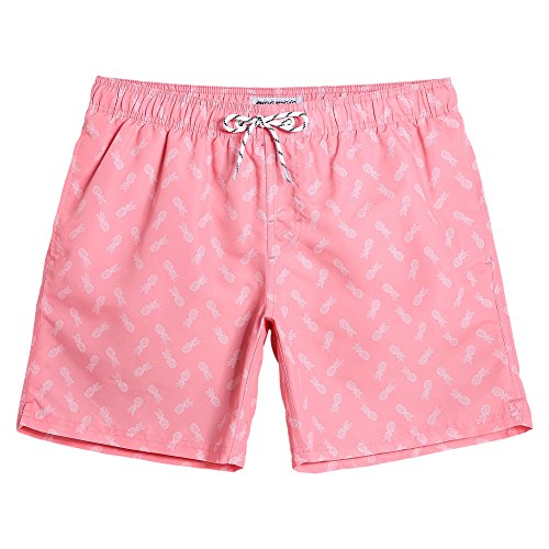 Image of maamgic Mens Slim Fit Swim Shorts Swim Trunks 7 inch Quick Dry Mens Bathing Suits with Mesh Lining