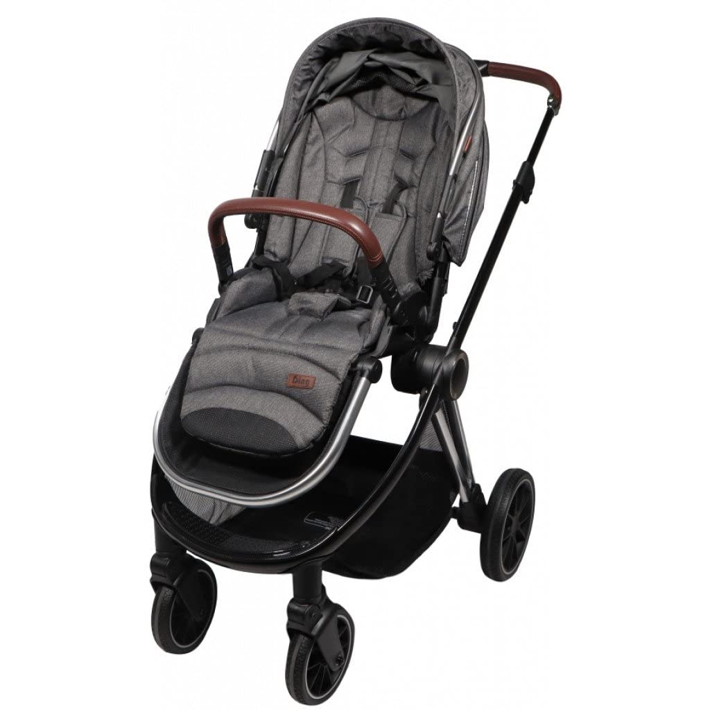Zaffiro Baby manta (gris & Multicolor Rosa Rayas 100 x 150 cm