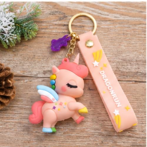 Image of Cute 3D Keychain | Keyring & Quirky Bag Charm | Hard Silicone, Unbreakable | Travel Essential | Kids Friendly | Strap & Bag Hook