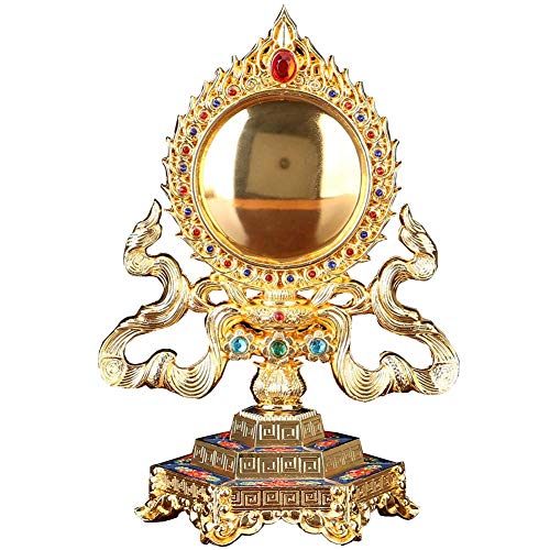Miroir de méditation Bouddha tibétain : créez un espace zen pour votre table de salon