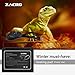 Zacro Reptile Heating Pad - Temperature Adjustable Under Tank Heater for 30-40gal Tank, Terrarium Heat Mat for Turtle/Snake/Lizard/Frog/Spider/Plant Box,12 x 8in