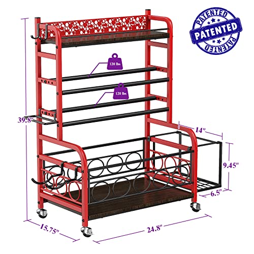 Weight Rack For Dumbbells, Dumbbell Rack Weight Stand, Vopeak Home Gym Storage Rack For Yoga Mat Kettlebells And Strength Training Equipment, Weight Storage Holder Rack For Dumbbells With Wheels #TOP5