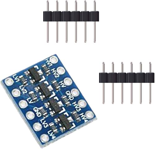 Miniatura 3 de KeeYees Convertidor de nivel lógico IIC I2C, módulo bidireccional de 3,3 V a 5 V para Arduino (paquete de 10)