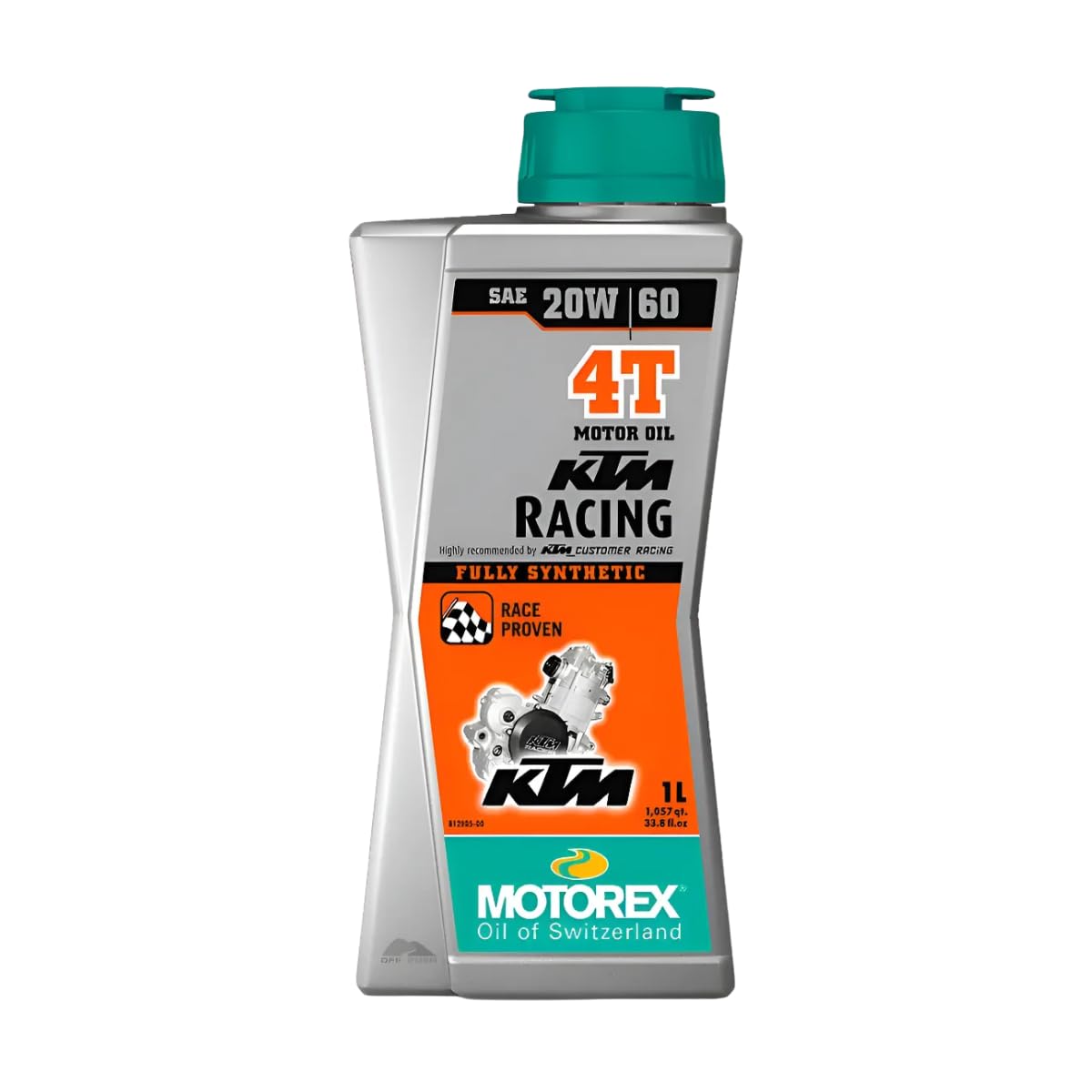 MOTOREX - Huile Moto Compatible KTM RACING 4T 20W60 1Litre
