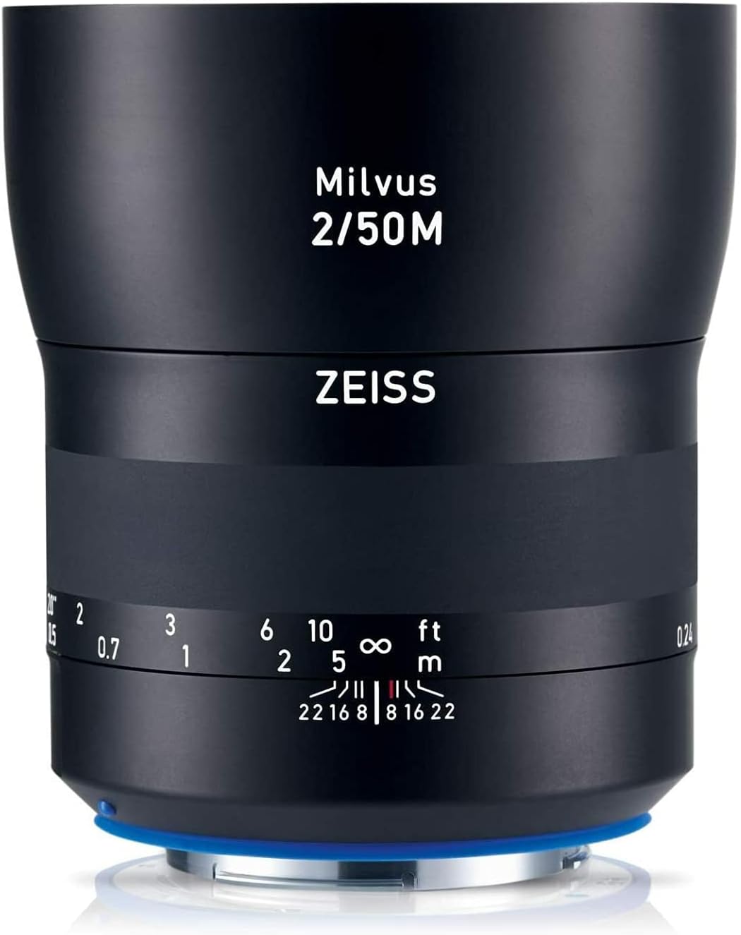 ZEISS Milvus 50mm f/2 Full Frame Camera Lens for Canon EF-Mount ZE, Black