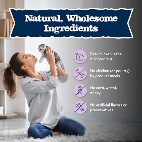 Image of Blue Buffalo Baby Blue Natural Kitten Wet Cat Food, Healthy Growth Formula with DHA, Chicken Recipe Multi-Pack, 3-oz. Cans (6 Count)