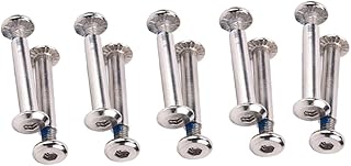 INOOMP 16pcs Skate Screws Inner Hexagon Screw Inline Skate Wheel Screw Inline Roller Skate Screws Kids Rollar Skates Wheel Bearings Adult Skates Stainless Steel Skates Wheel Screw Aldult