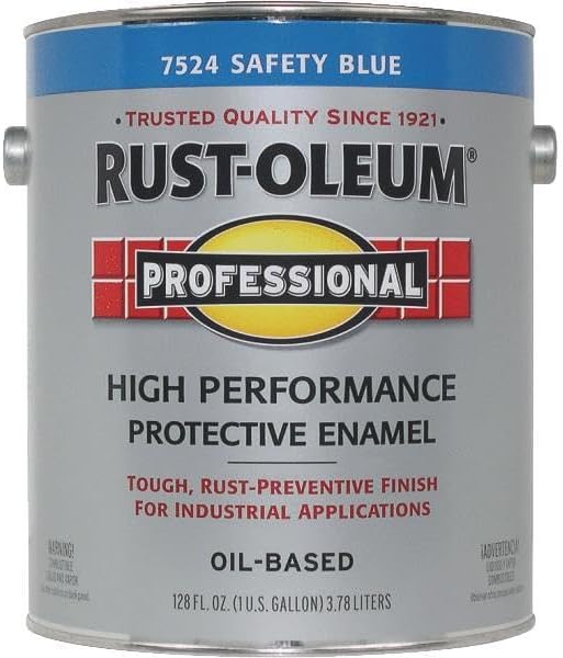 (1)-Replacement for Gal Safety Blue Gloss RustOleum Professional Industrial Enamel Paint7524-402