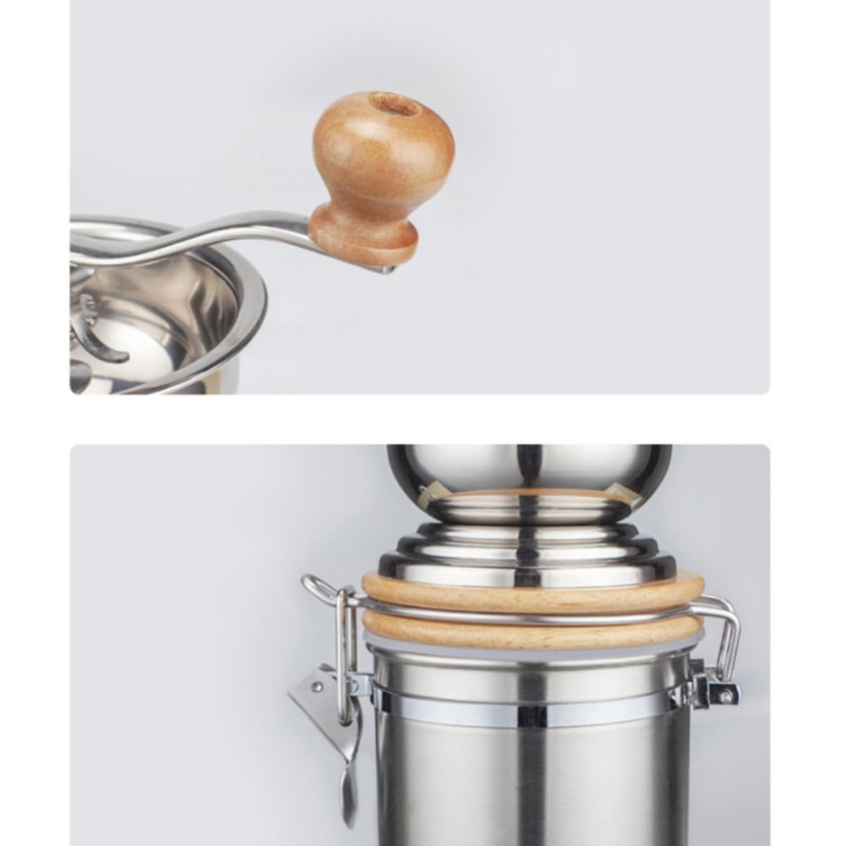 Molinillo manual de café portátil para cocina de casa y viajes KICHOUSE