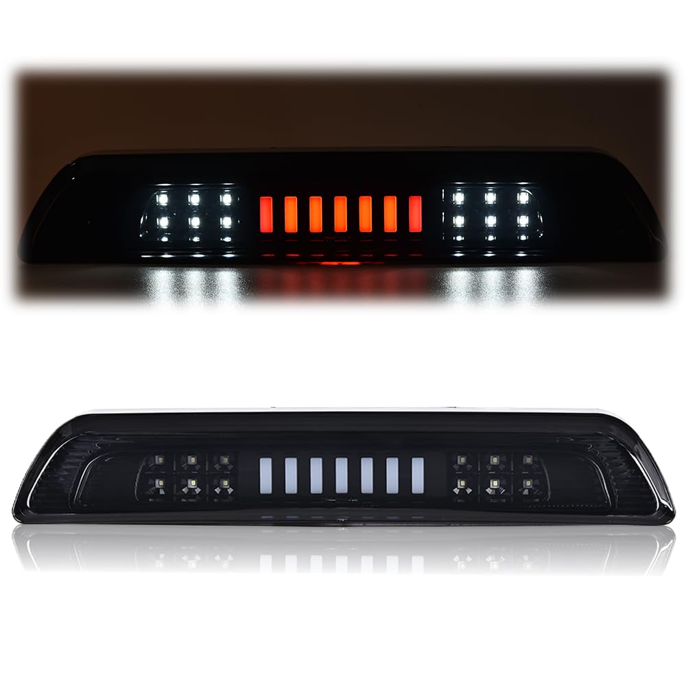 LED High Mount Stop Third 3rd Brake Tail Light Compatible with 2007-2018 Toyota Tundra Third Brake Light Tail Lamp Rear High Mount Stop light Reverse Light 81570-0C050