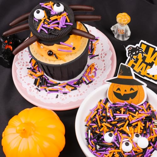 Image of Halloween Sprinkles, Candy Eyes with Jimmies Mix for Cake Decorating