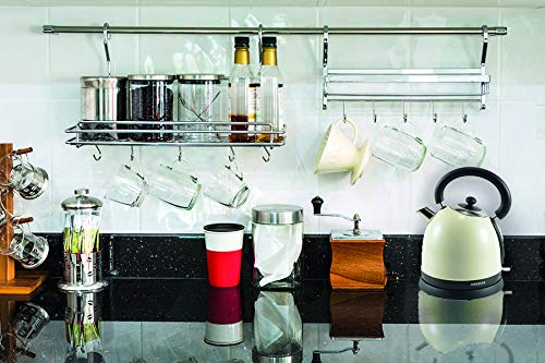 Arebos Wasserkocher | Edelstahl | Retro Design | 1,8L | 3000W | Cool-Touch-Griff | Überhitzungsschutz | Antikalk-Filter… – Bild 3