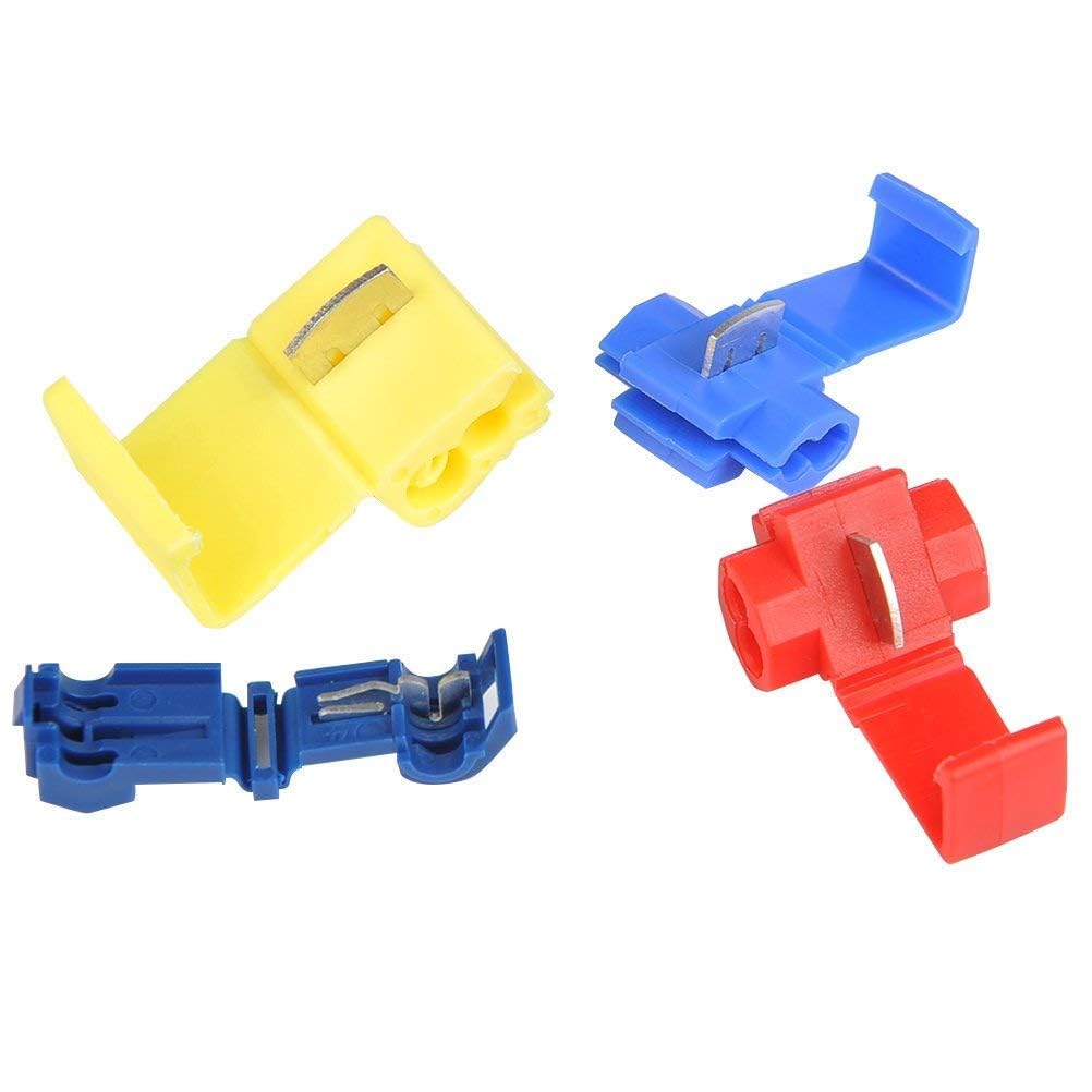 GTIWUNG 70 Pezzi Morsetti di Derivazione Connettori Kit, Morsetti Elettrici Connettori Rapidi, giunti connettori elettrici, Quick Lock Splice filo, Terminali Crimpare Isolati