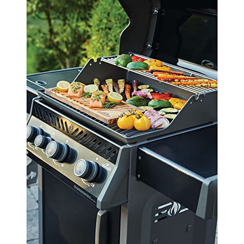Napoleon-Rogue-425-Natural-Gas-Grill-with-Range-Side-Burner-Black-3-Stainless-Steel-Main-Burners Napoleon Rogue 425 Natural Gas Grill with Range Side Burner Black 3 Stainless Steel Main Burners