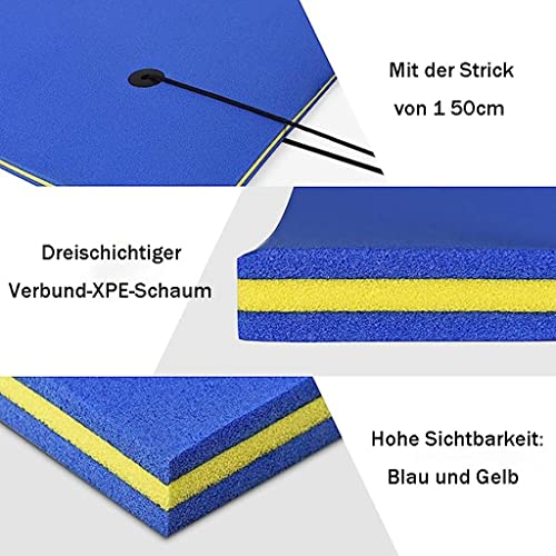 Floating Mat Tapete flutuante para banho de sol na praia, adequado para esportes aquáticos/festas/pi