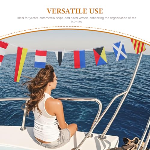 Drapeaux nautiques pour bateau en tissu résistant aux intempéries Veemoon - 4