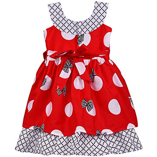 Image of Wish Karo Baby Girls Cotton Dress Casual Frocks for Girls-(ctn383)