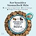 Solid Gold Salmon Dog Food for Sensitive Stomachs – Grain Free & Gluten Free Kibble w/Probiotics to Support Gut Health & Digestion - Sensitive Stomach Dog Food for All Ages – Nutrientboost™ – 22 LB