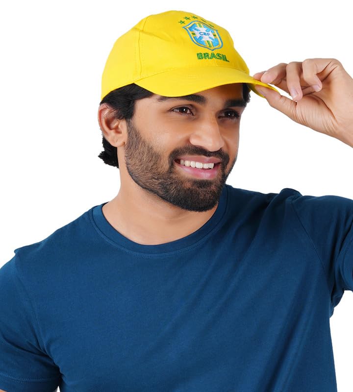 Image of Stylish Cotton Cricket&Football Combo Caps for Men, Women, Cotton Blend, Summer All Season Sports, Cricket, Gym, Branded, Adjustable Cricket Cap /Hat Quality Headwear