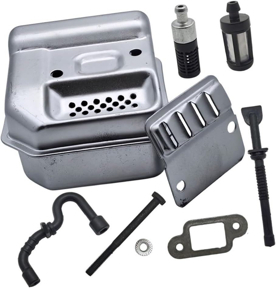 Gasket W/Bolts Fuel Oil Filter Hose Kit Fit for MS170 MS180 017 018 Chainsaws Engine Parts