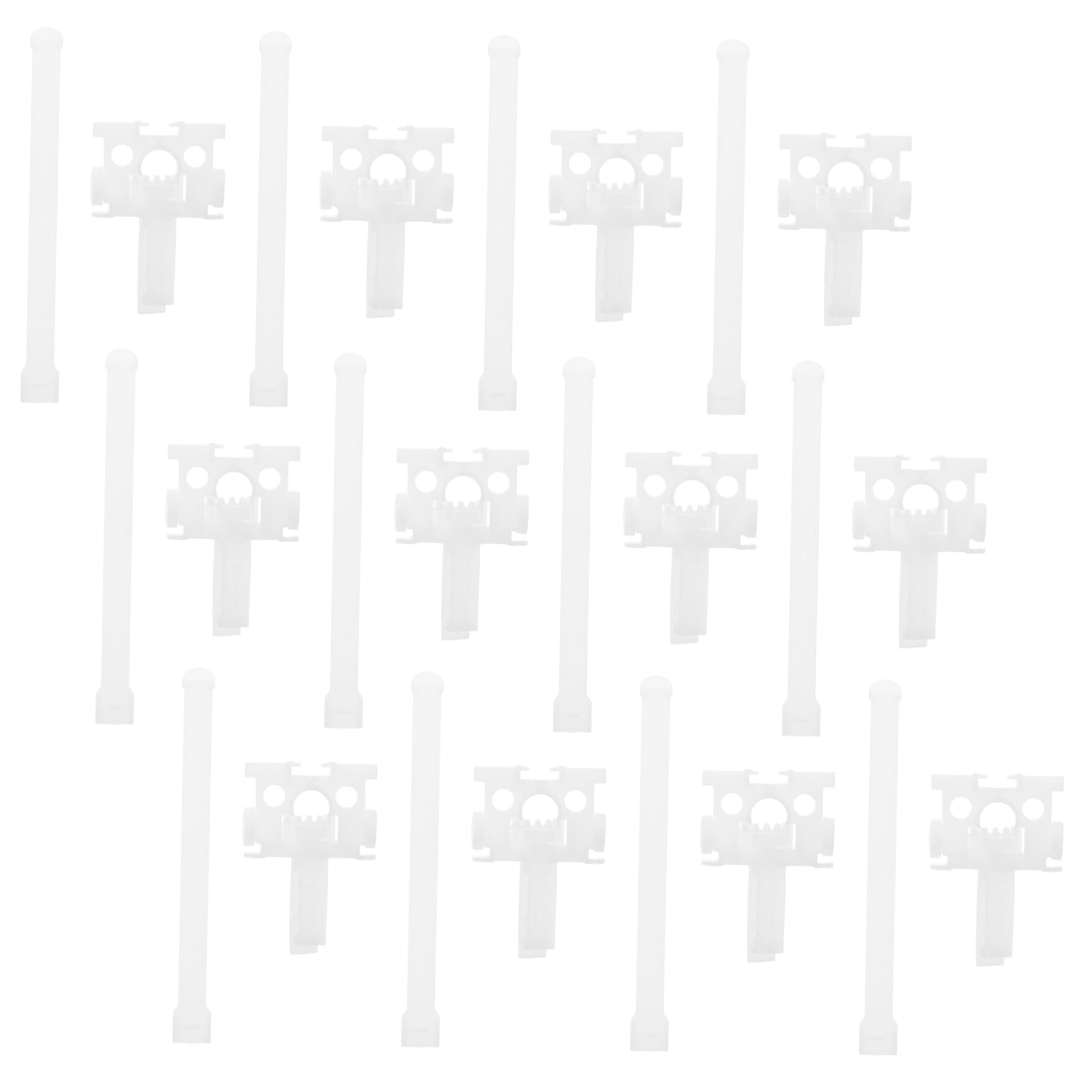 12Sets Vertical Blind Repair Kit Complete Replacement Parts for Curtains and Shades Easy Installation Compatible with Vertical and Roller Blinds Includes Carriers