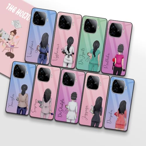 Image of COLORflow Back Cover Compatible with iQOO Neo 10R 5G | Professional Girl Color Customized | Shockproof TPU Bumper with Camera Protection Back Cover Compatible with iQOO Neo 10R 5G
