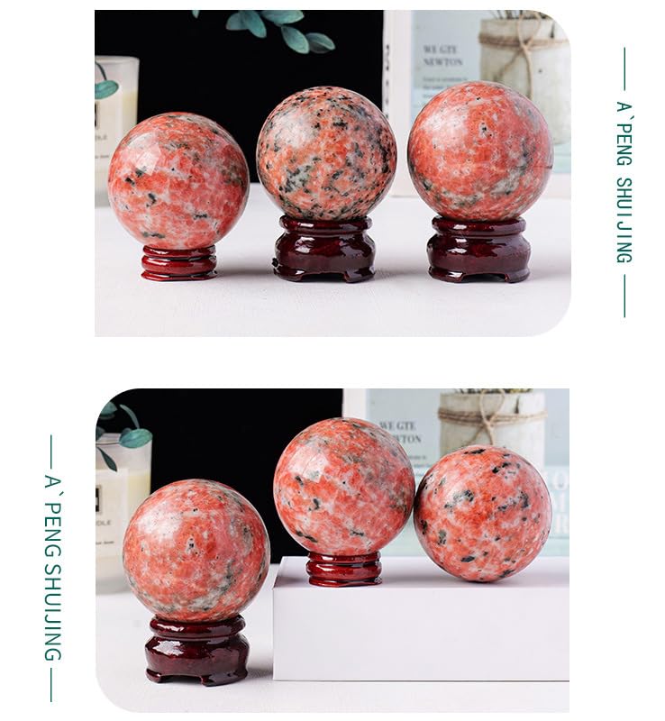 Sunstone Crystal Ball pour harmoniser votre espace de méditation et bureau
