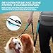 Joggingleine Hunde - Freihandleine Hund, Retrieverleine mit Zugstopp, Abnehmbare Hüfttasche und Sicherheitsgurt, mit Hundetrainings-Clicker, für alle Hunderassen, für Joggen und Radfahren(Schwarz)