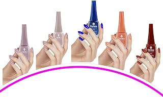 ModaSize(25647)5 Adet Keratinli Besleyici Oje 14 ml Set5-