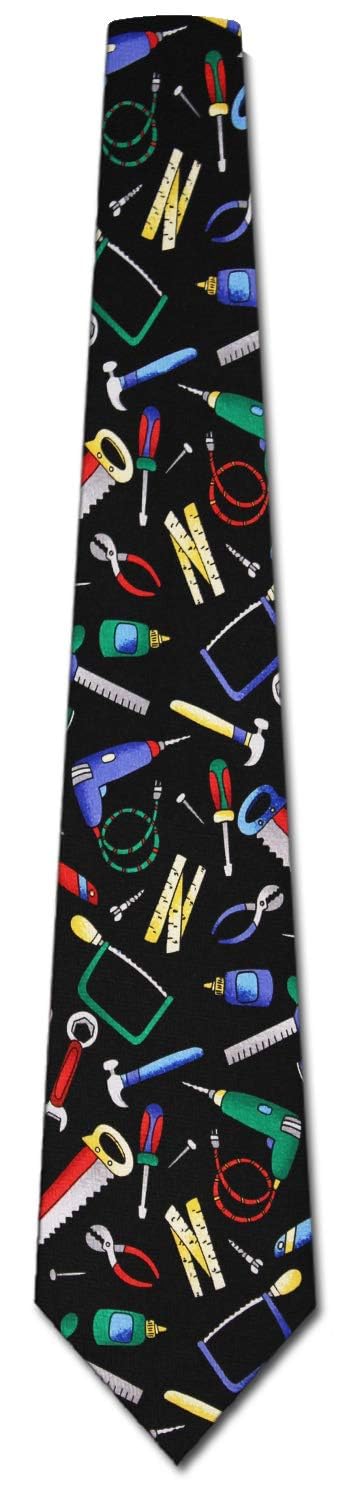 Tool Ties Tool Time Neckties Tools Tie Mens Necktie