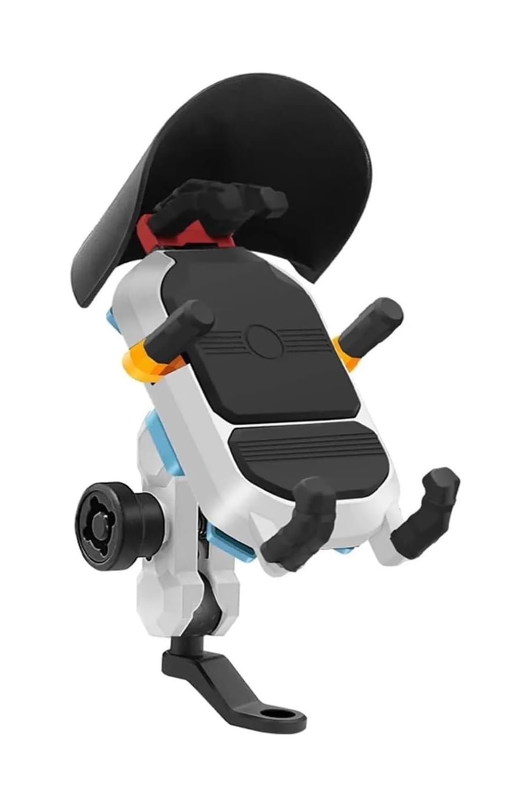 pour Moto Support Navigation GPS pour Vélo Moto 4,7pouces 7,2pouces Support GPS Navigation Téléphone Silicone Absorption Socle