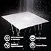 Genesis 2ft x 4ft Smooth Pro White Ceiling Tiles - Easy Drop-In Installation – Waterproof, Washable and Fire-rated - High-Grade PVC to Prevent Breakage - Package of 10 Tiles