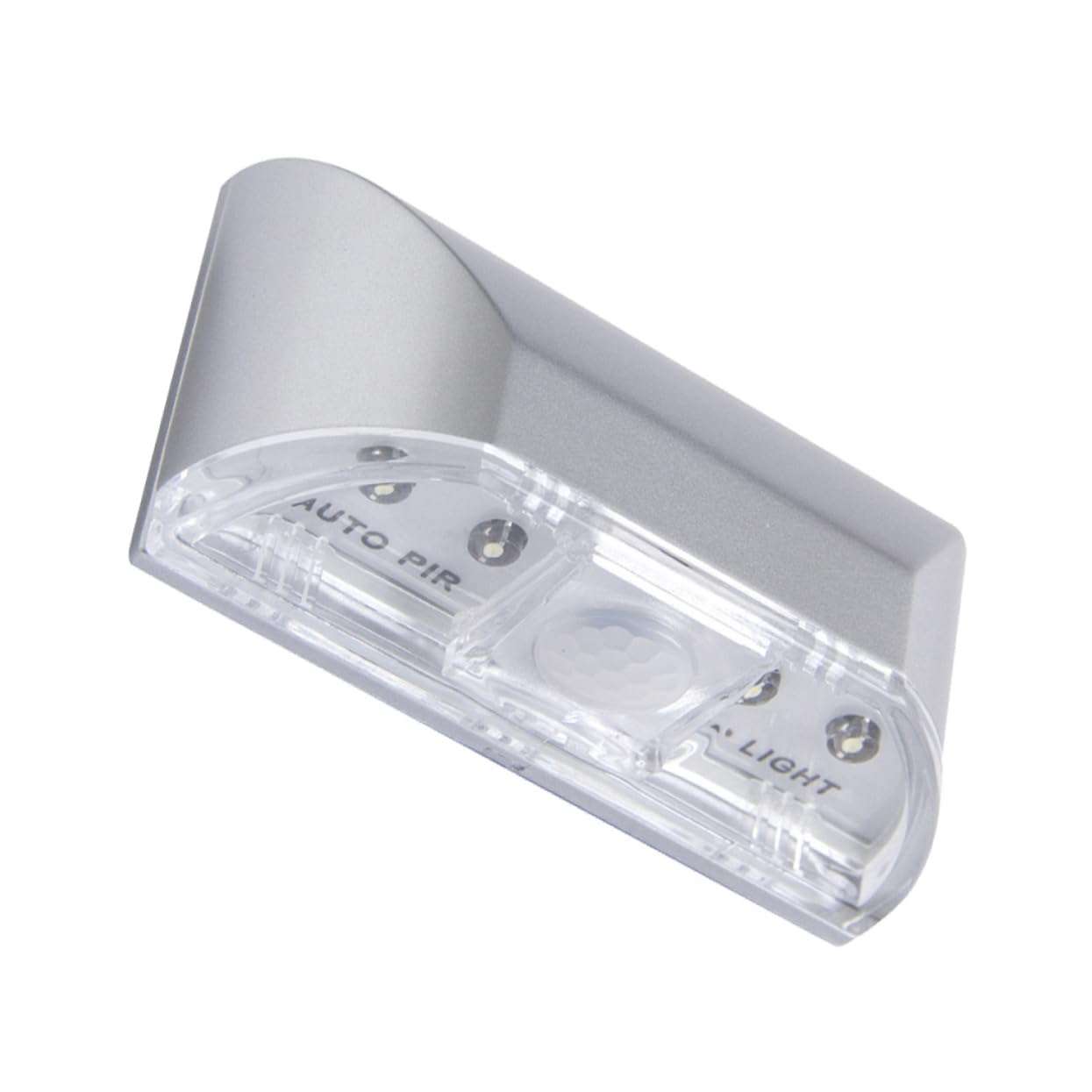 HOMSFOU 4 Pz Piccola Lampada Da Parete Piccola Luce Notturna Sensore Di Luce a Infrarossi Lampada Sensore a Infrarossi Da Notte Silver