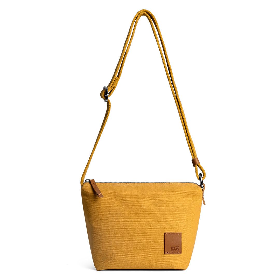 DailyObjects Slim Caddy Sling Crossbody Bag for Women, Girls | Durable Cotton Canvas with Slip Pocket | Stylish Ladies S