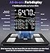 GE Körperfettwaage Smart Waage Personen: Digitale Waage mit Körperfett und Muskelmasse 8-Elektroden Körperfettwaage mit Handsensoren BMI Körpergewicht Muskelmasse Analysegerät,180 kg/400 lbs
