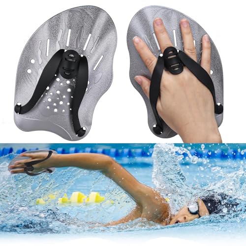 Zocipro Pale da Mano per Nuoto Argento