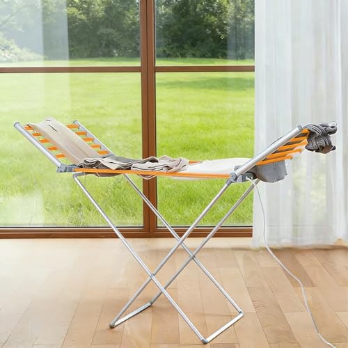 (1 Pack) tatatagear Heated Drying Racks for Laundry Heated Clothes Airer Electric Clothes Dryer Rack
