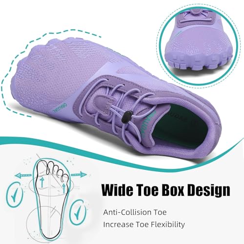 Image of SAGUARO Womens Mens Barefoot Shoes Minimalist Trail Runner Wide Toe Box Zero Drop Outdoor Cross Training Shoe