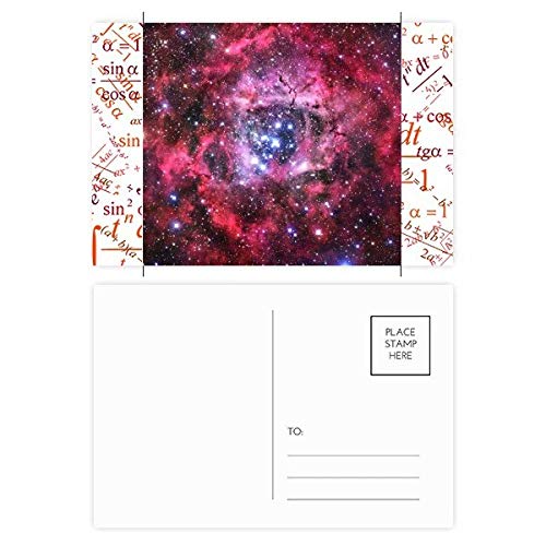 Nébuleuse de la Rosette formule de modèle cartes postales pour ne plus manquer d'inspiration