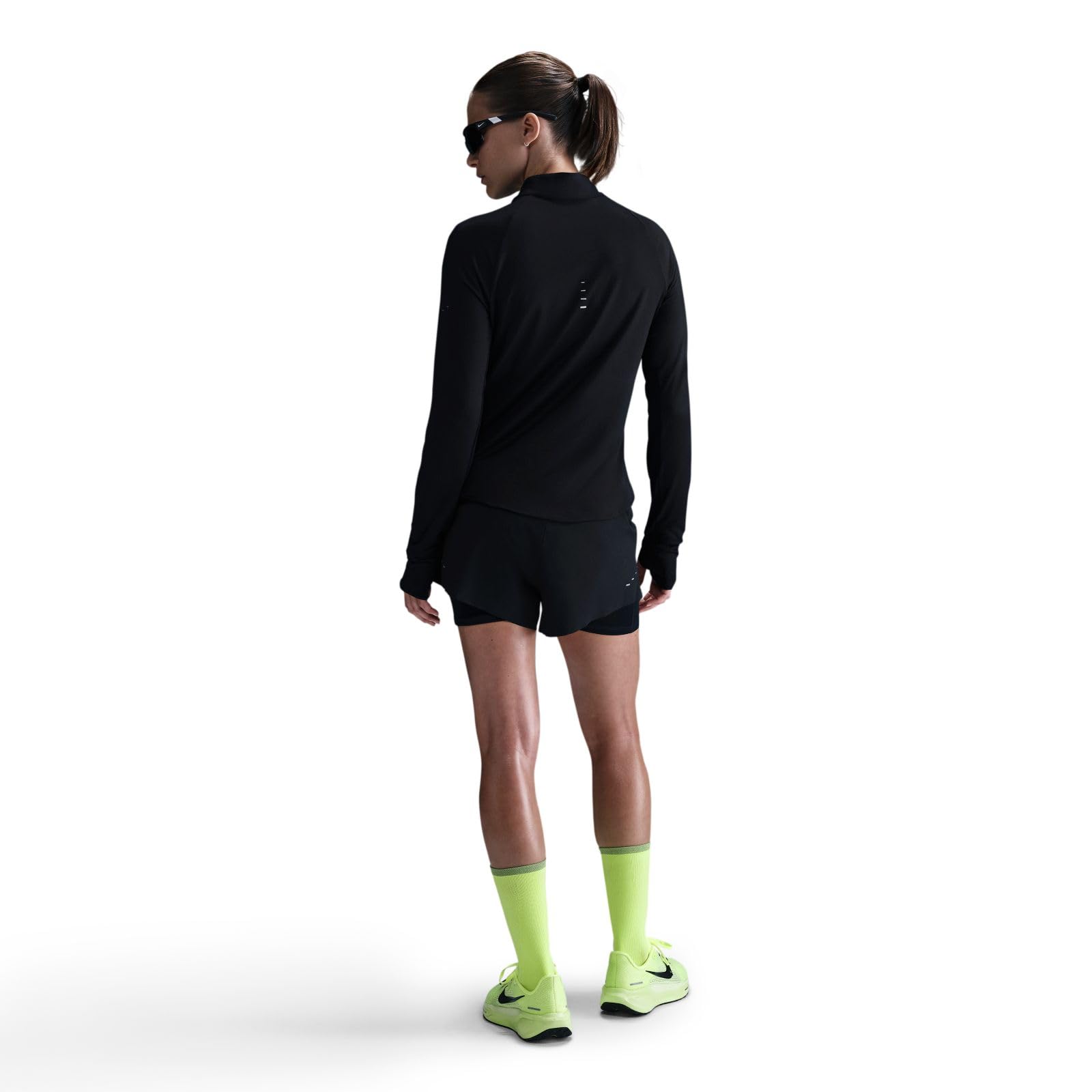 Nike Nike Swift Camiseta de Running Dri-fit con Cremallera de 1/4 Y Protección UV - Mujer Sweatshirt Mujer (Pack de 1)