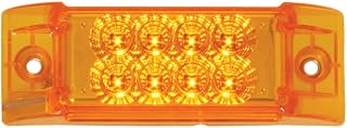 GG Grand General 77660 Amber Rectangular Spyder 8-LED Marker and Clearance Sealed Light