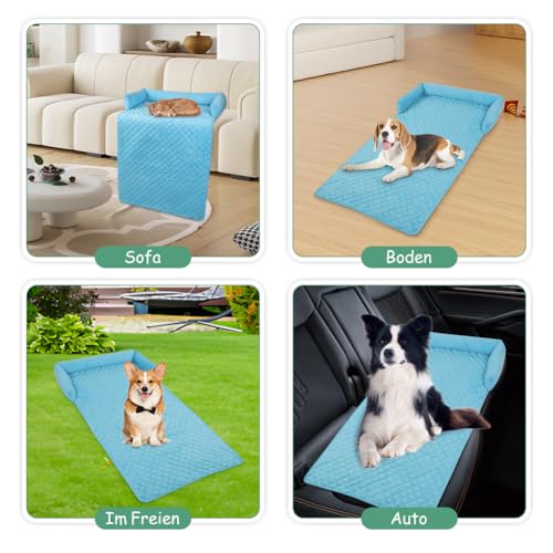 Ejoyous Hundebett für Sofa, Haustier Couch Abdeckung Möbelschutz weicher Plüsch Fuzzy Nicht rutschen beruhigende Bett Matte Maschine waschbar für Hunde und Katzen, 29.5 x 47.2in