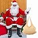 Fake Padded Belly,Fat Suit,Santa Claus Suit,Unisex Stuffed Santa Belly Costume Dress Up Accessory for Christmas Halloween Cosplay