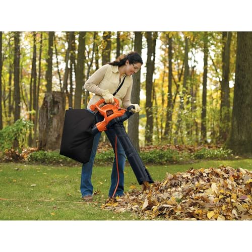 BLACK+DECKER Corded Leaf Blower Leaf Vacuum and Leaf Mulcher 3-in-1, Up to 230 MPH, 12 Amp Handheld Blower and Vacuum Combo (BV3600) by BLACK+DECKER - Image 9